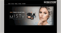 Desktop Screenshot of make-upstudio.cz